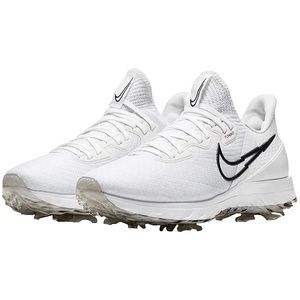 Nike Air Zoom Infinity Tour Flyknit Golf Shoes Men size 10 White Black